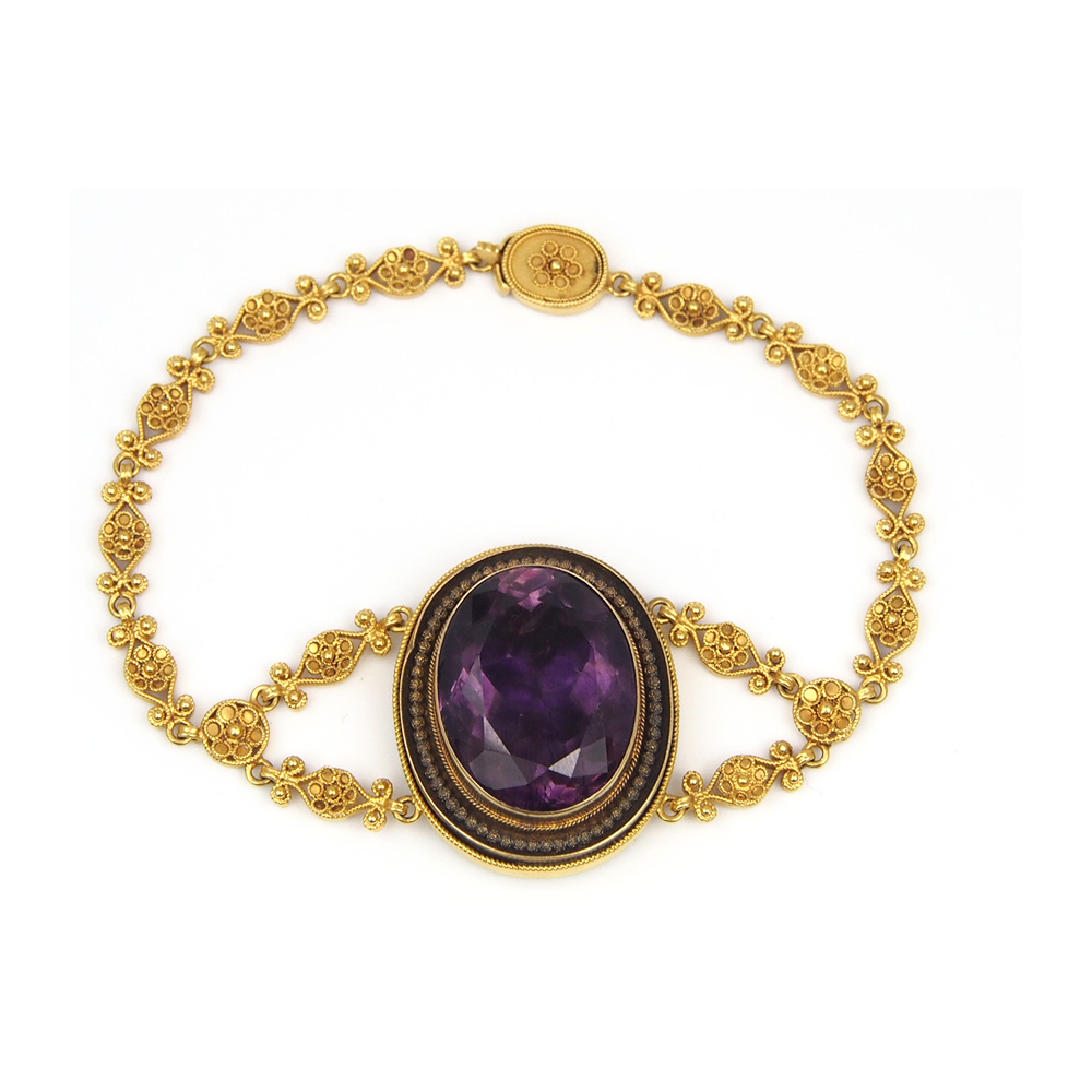Amethyst Bracelet  - Victorian