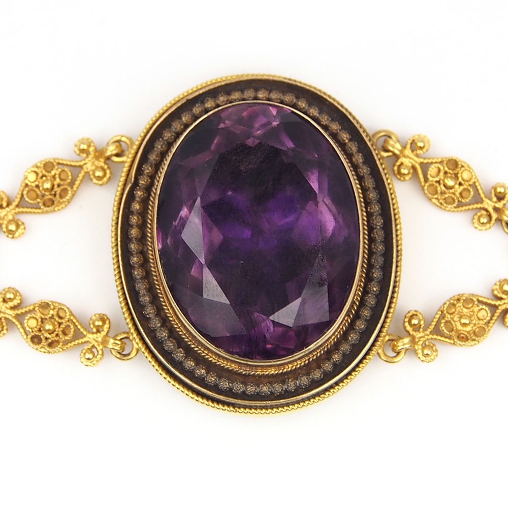 Amethyst Bracelet  - Victorian