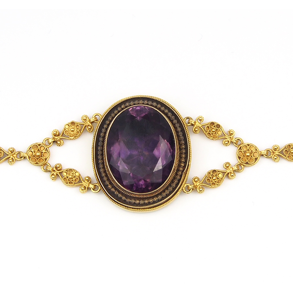 Amethyst Bracelet  - Victorian