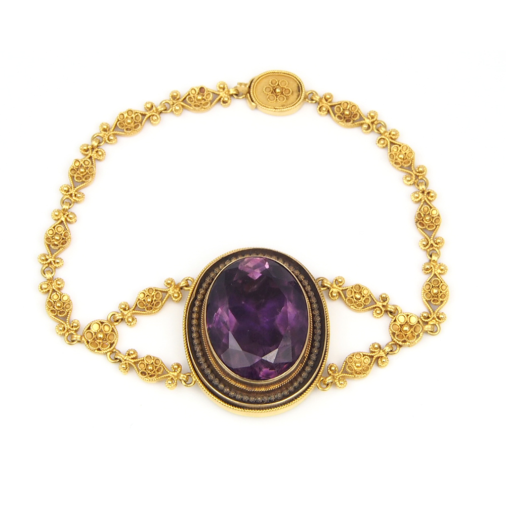 Amethyst Bracelet  - Victorian