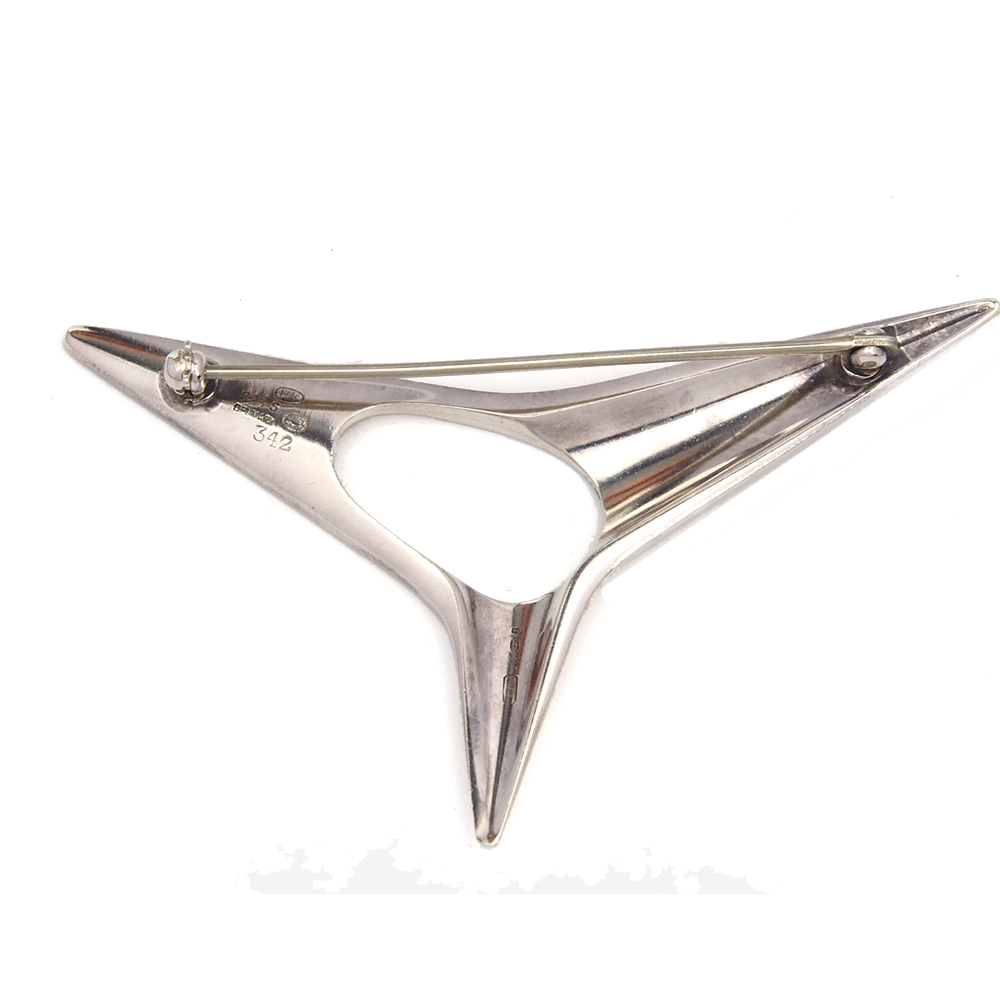 1960's Georg Jensen Silver Brooch