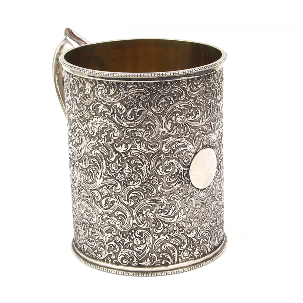 Antique Silver Mug - 1877