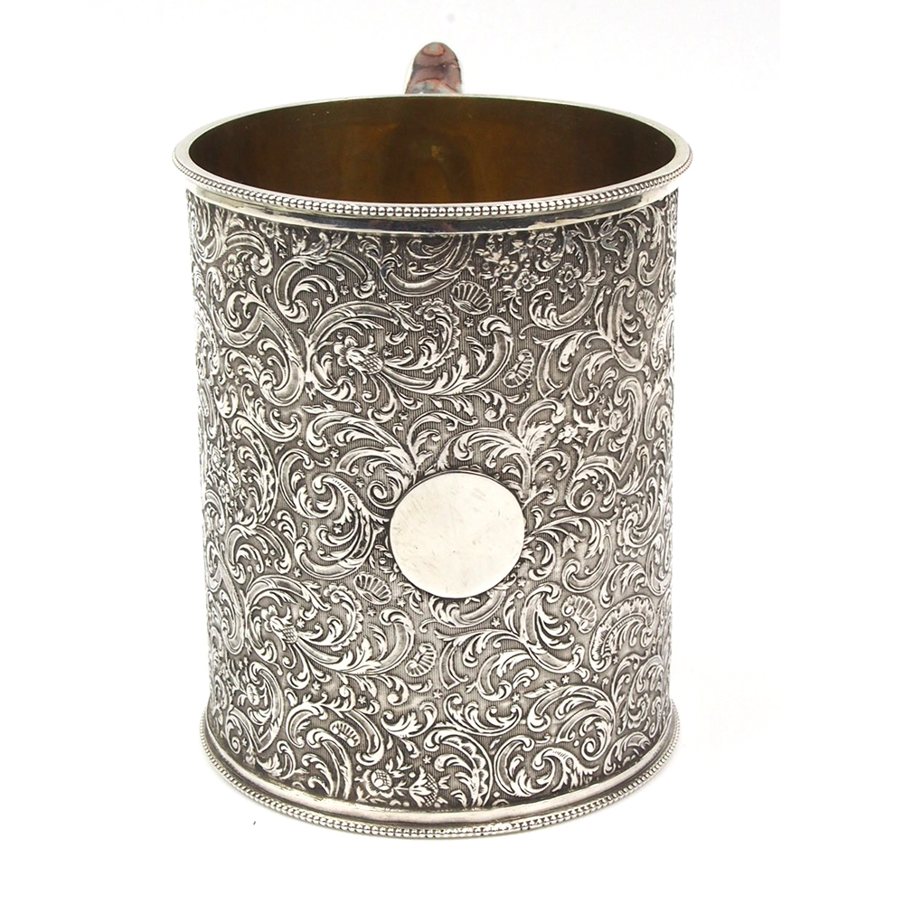 Antique Silver Mug - 1877