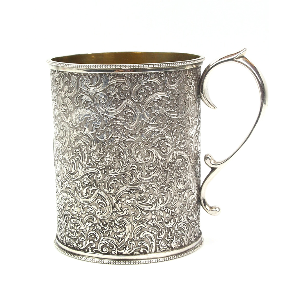 Antique Silver Mug - 1877