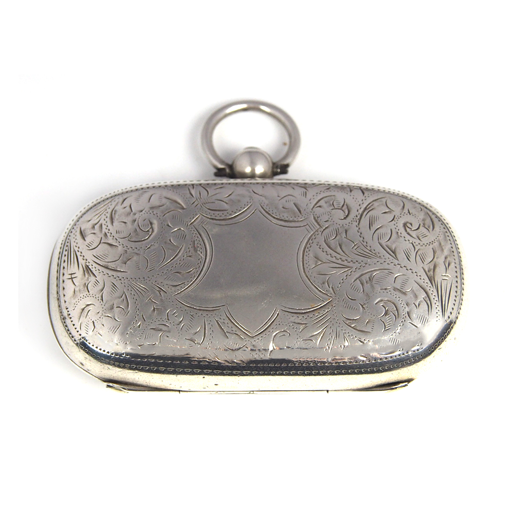 Antique Silver Double Sovereign Case - 1901