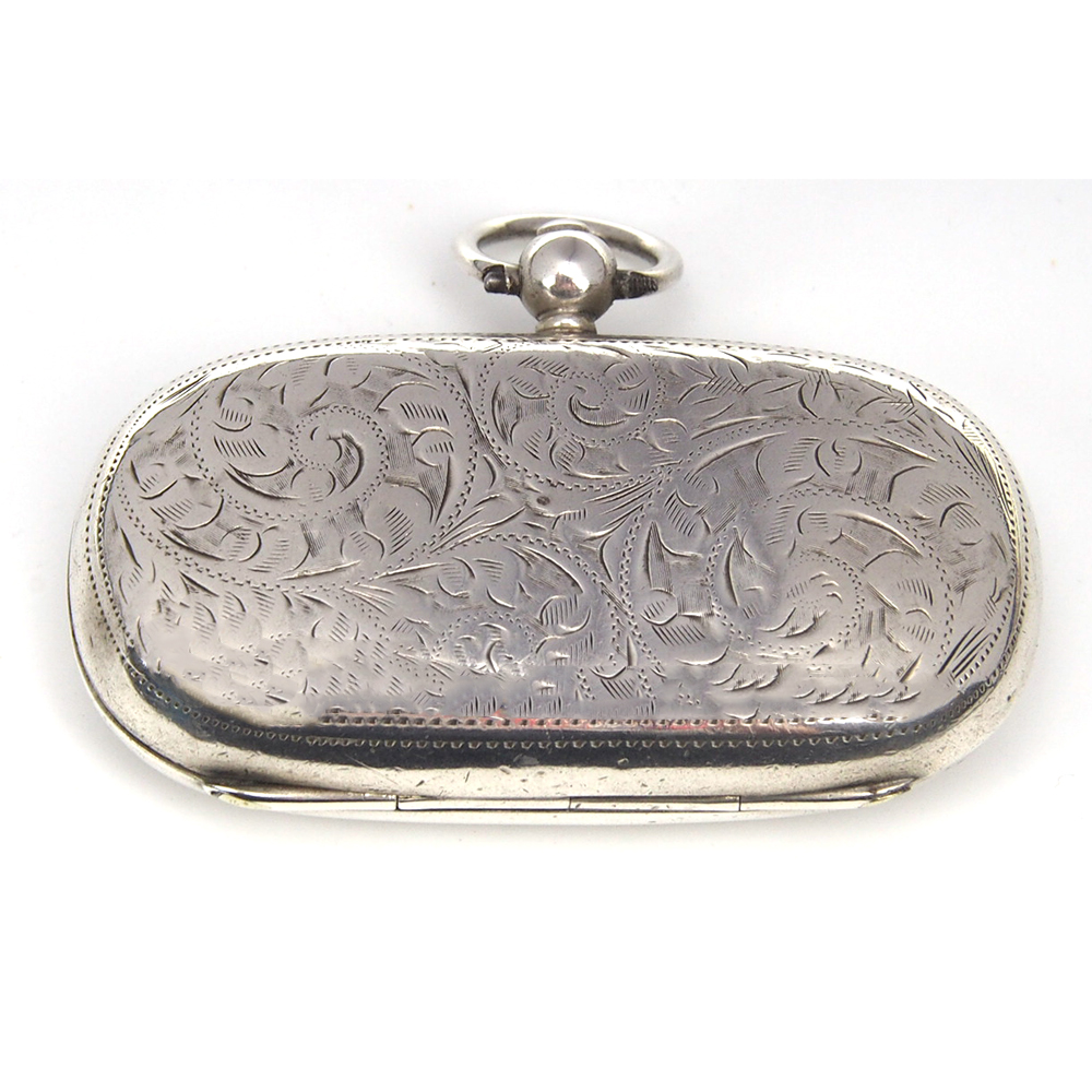 Antique Silver Double Sovereign Case - 1901