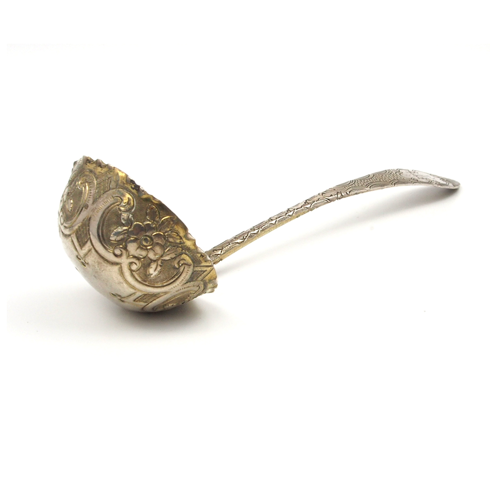 Scottish Provincial Silver Sauce Ladle - c1820