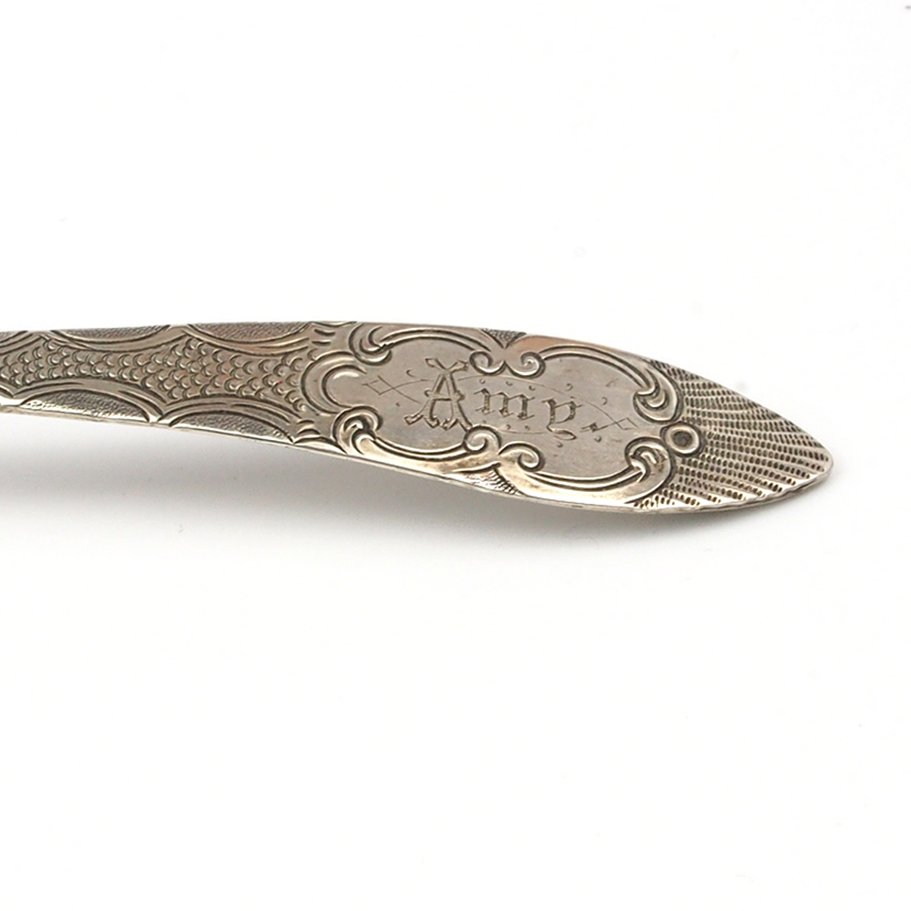 Scottish Provincial Silver Sauce Ladle - c1820