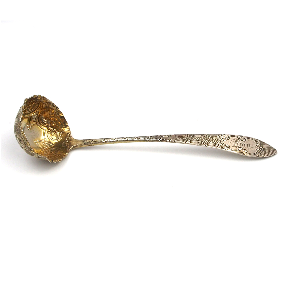 Scottish Provincial Silver Sauce Ladle - c1820