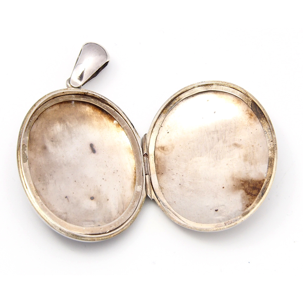 Victorian Silver Locket 1880