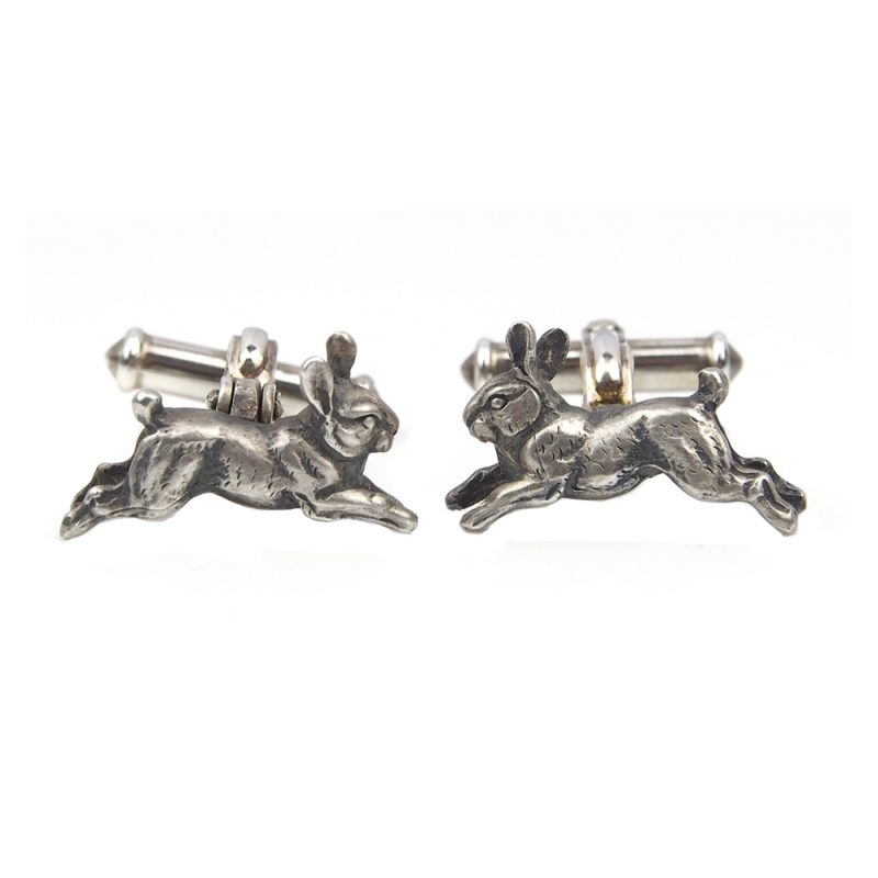 Cufflinks - Silver Rabbits