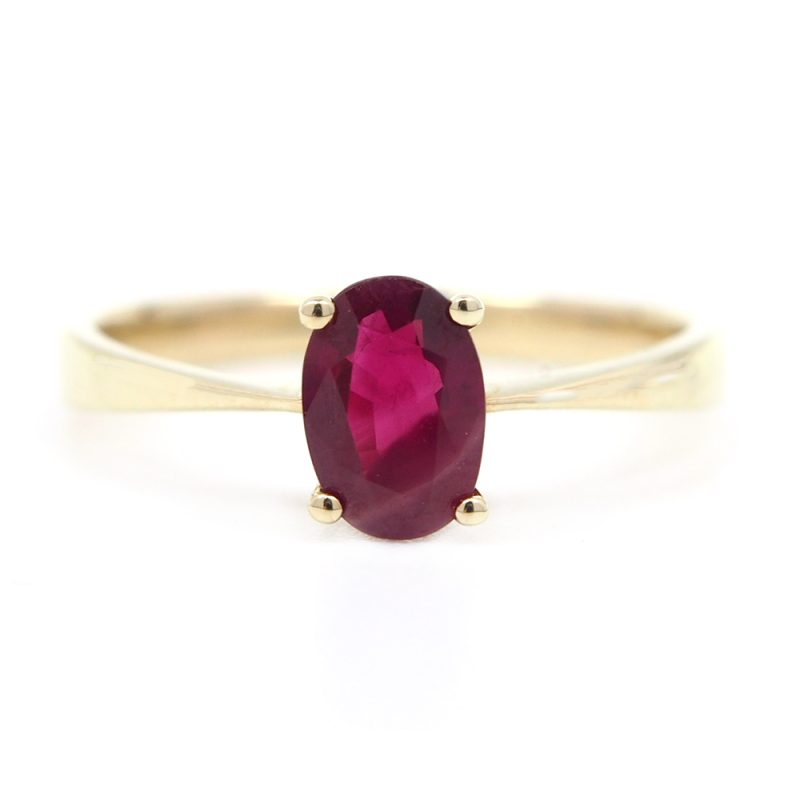 Ruby Single Stone Ring
