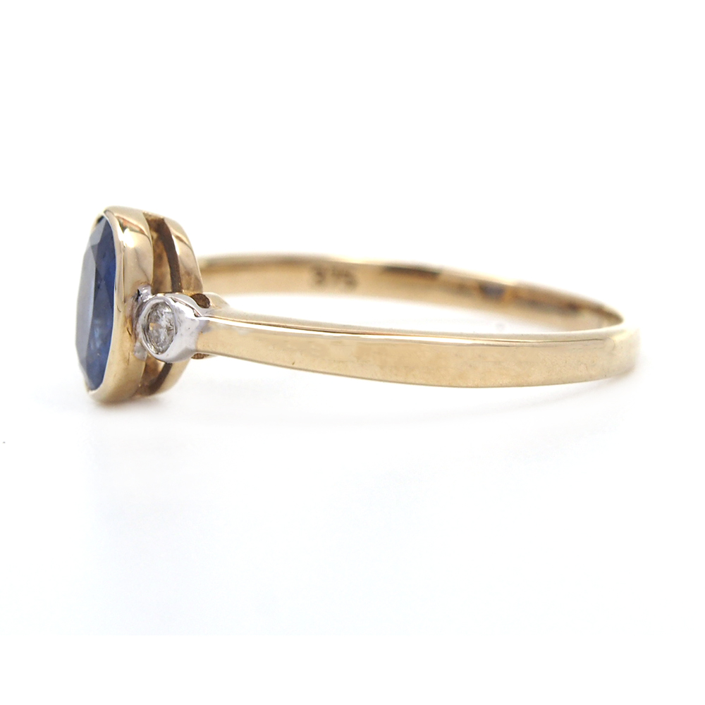 Sapphire and Diamond Ring