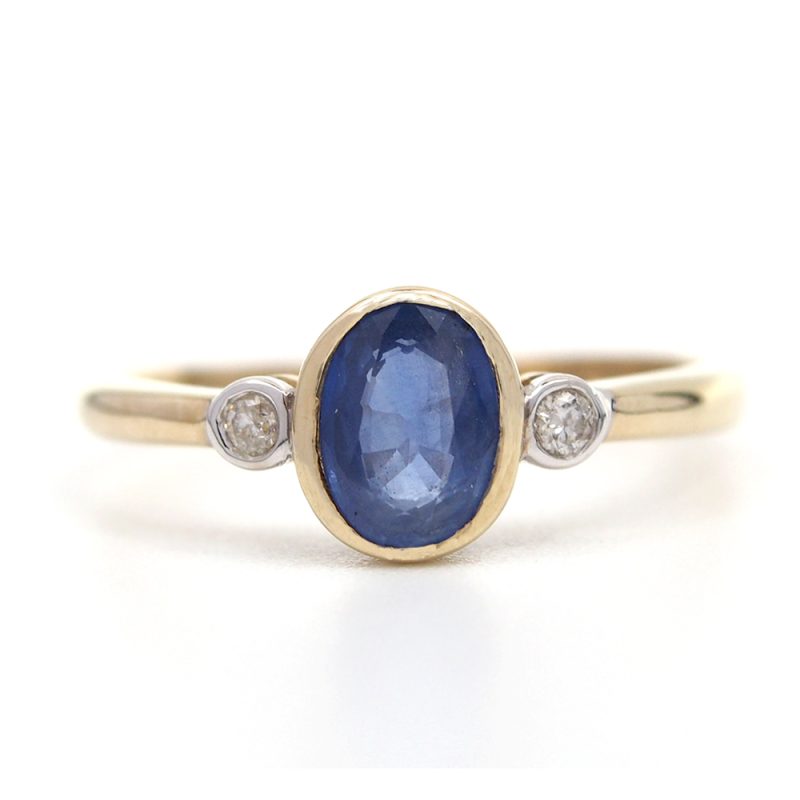Sapphire and Diamond Ring
