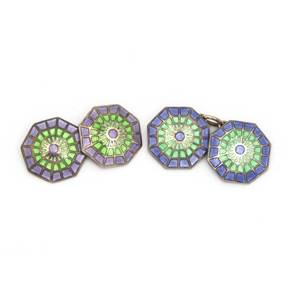 Cufflinks - Vintage Enamel