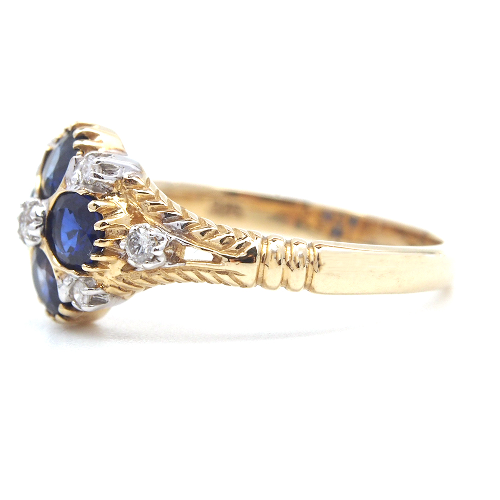 Sapphire and Diamond Ring