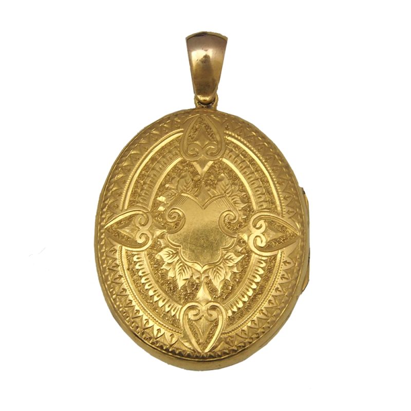 Locket - Antique 18ct Gold
