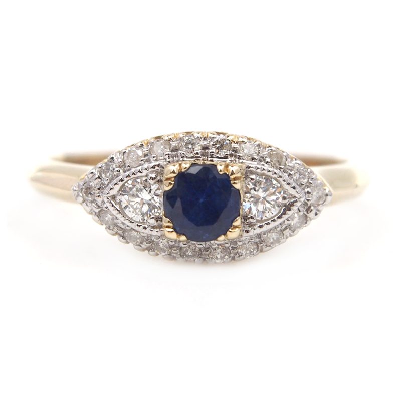 Sapphire and Diamond Ring