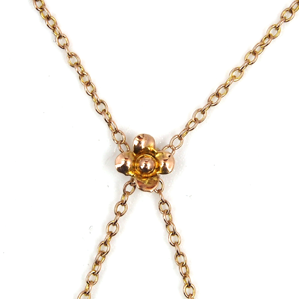 Turquoise & Pearl Antique Pendant