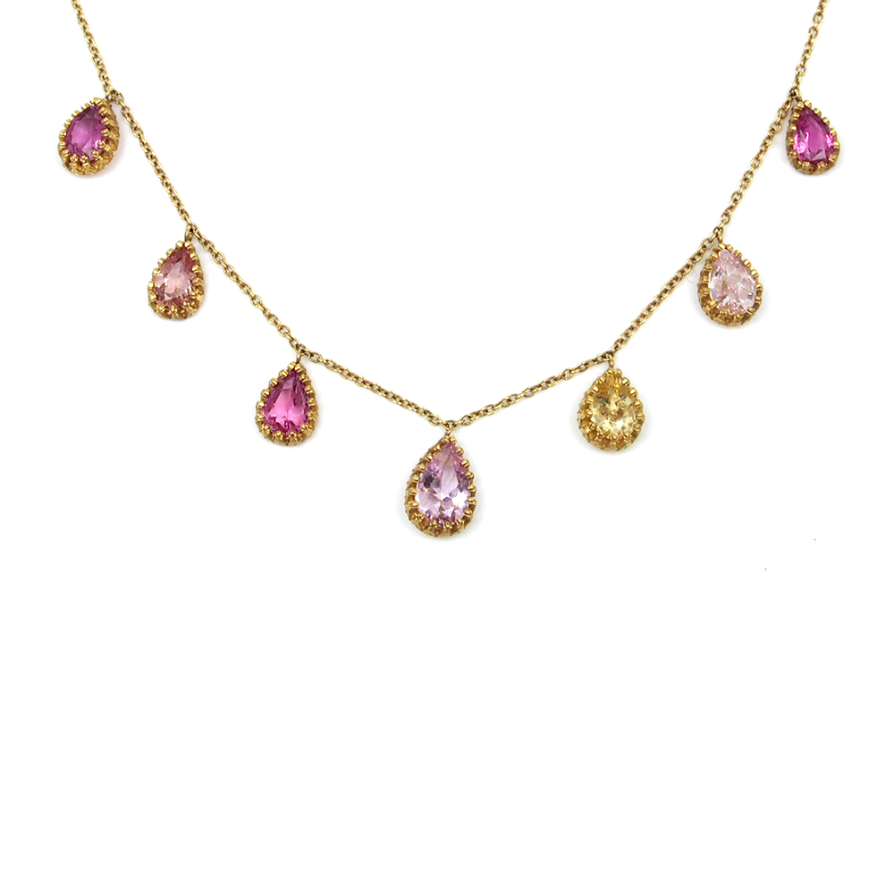 Sapphire Necklace - Natural Sri Lankan