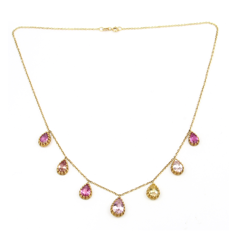 Sapphire Necklace - Natural Sri Lankan