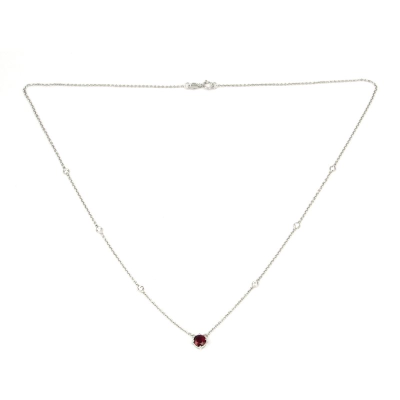 Ruby and Diamond Necklace