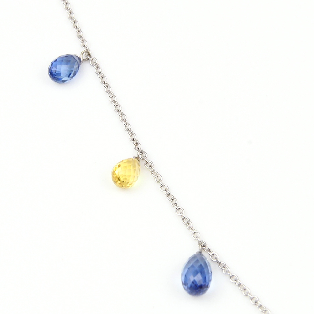 Sapphire Necklace -  Multi Colour