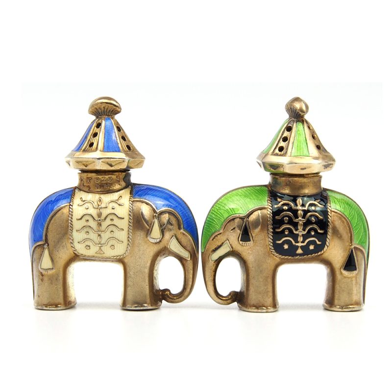 Enamel Elephant Condiments