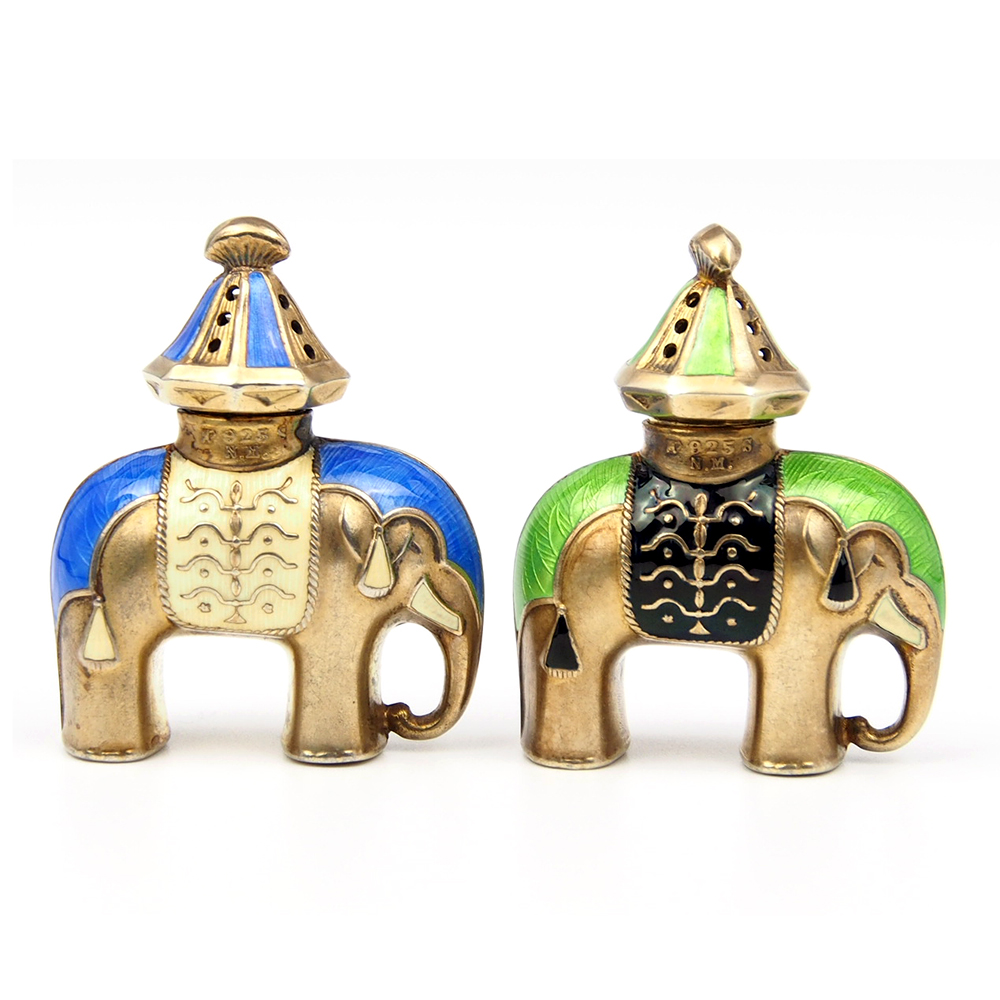 Enamel Elephant Condiments