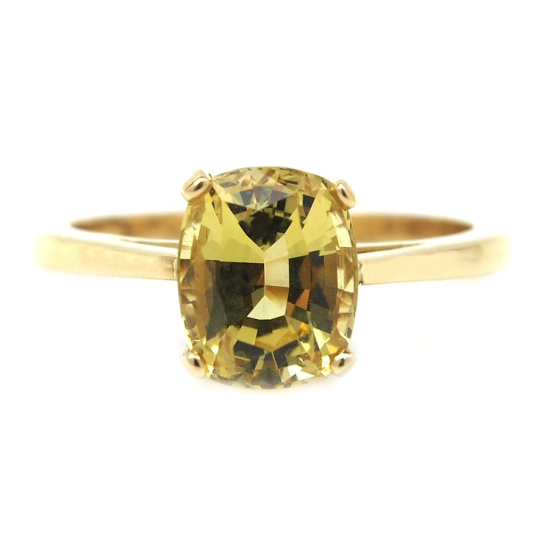 Heliodor Ring - Golden Beryl