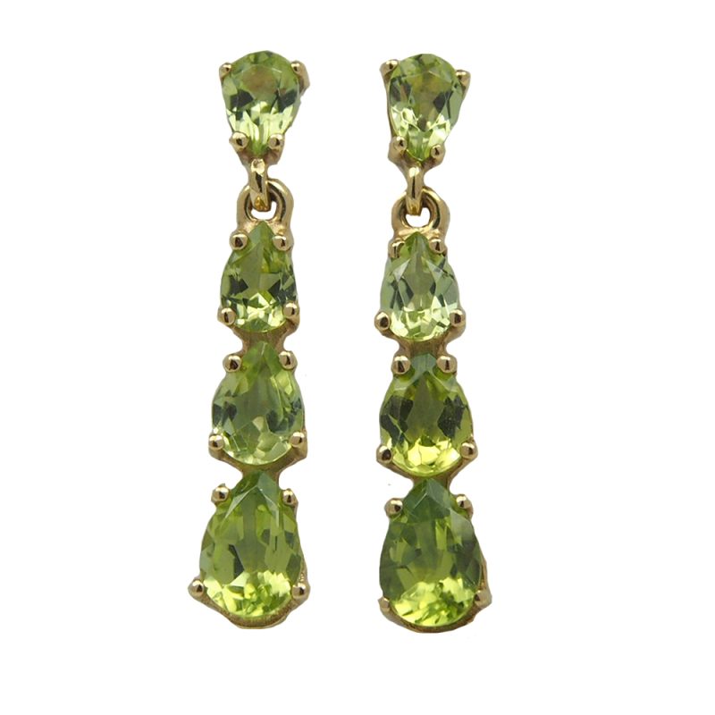 Peridot Drop Earrings