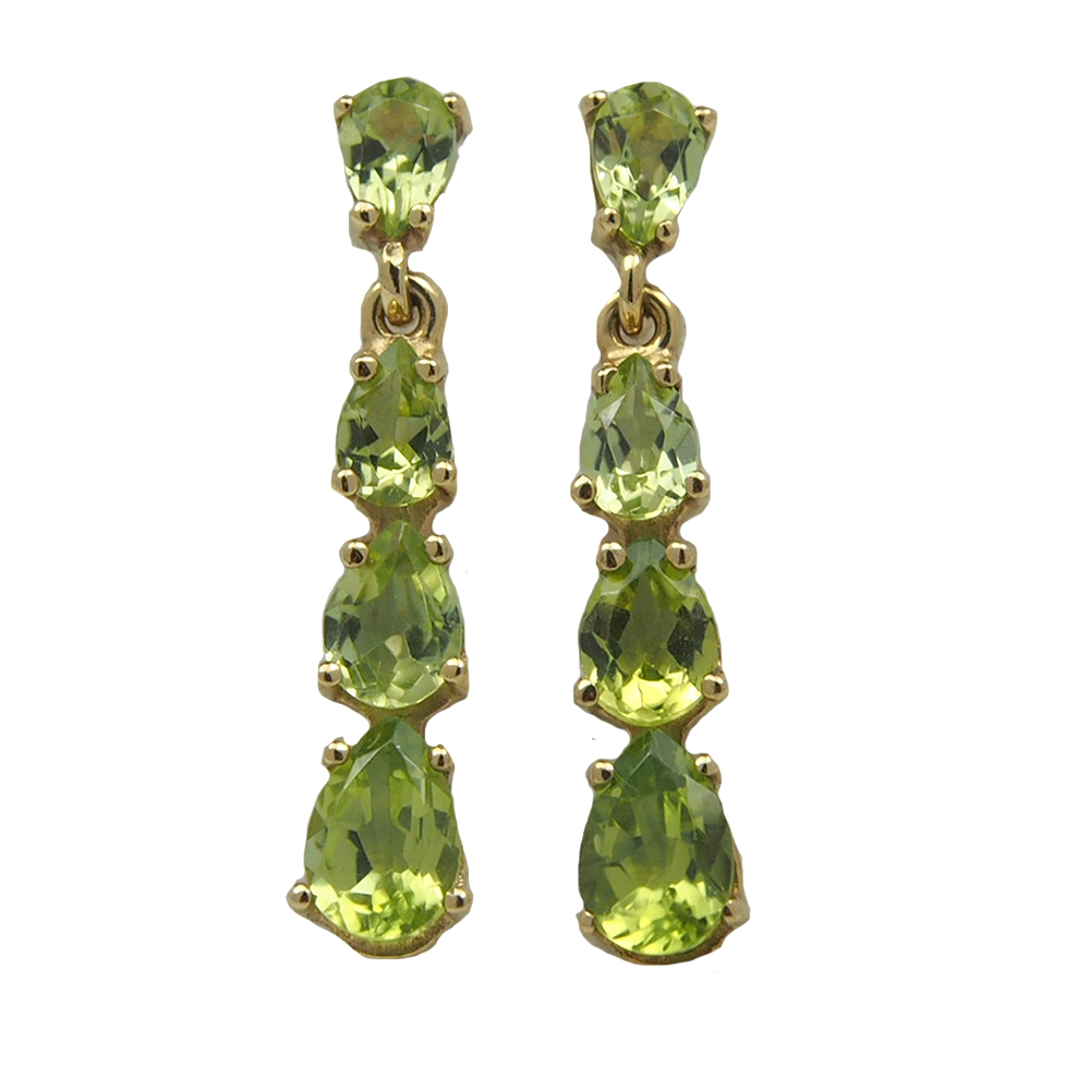 Peridot Drop Earrings