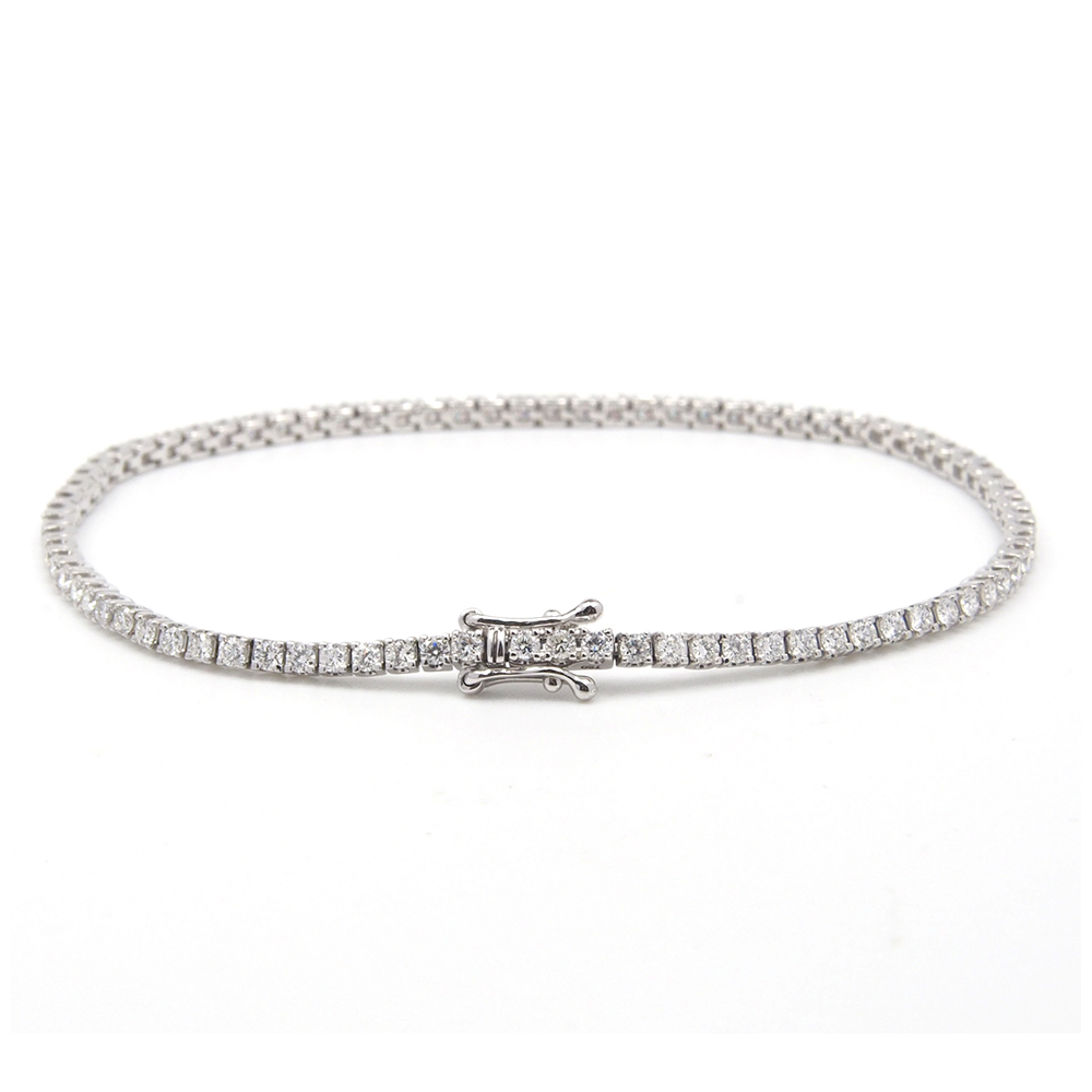 Diamond Tennis Bracelet - White Gold