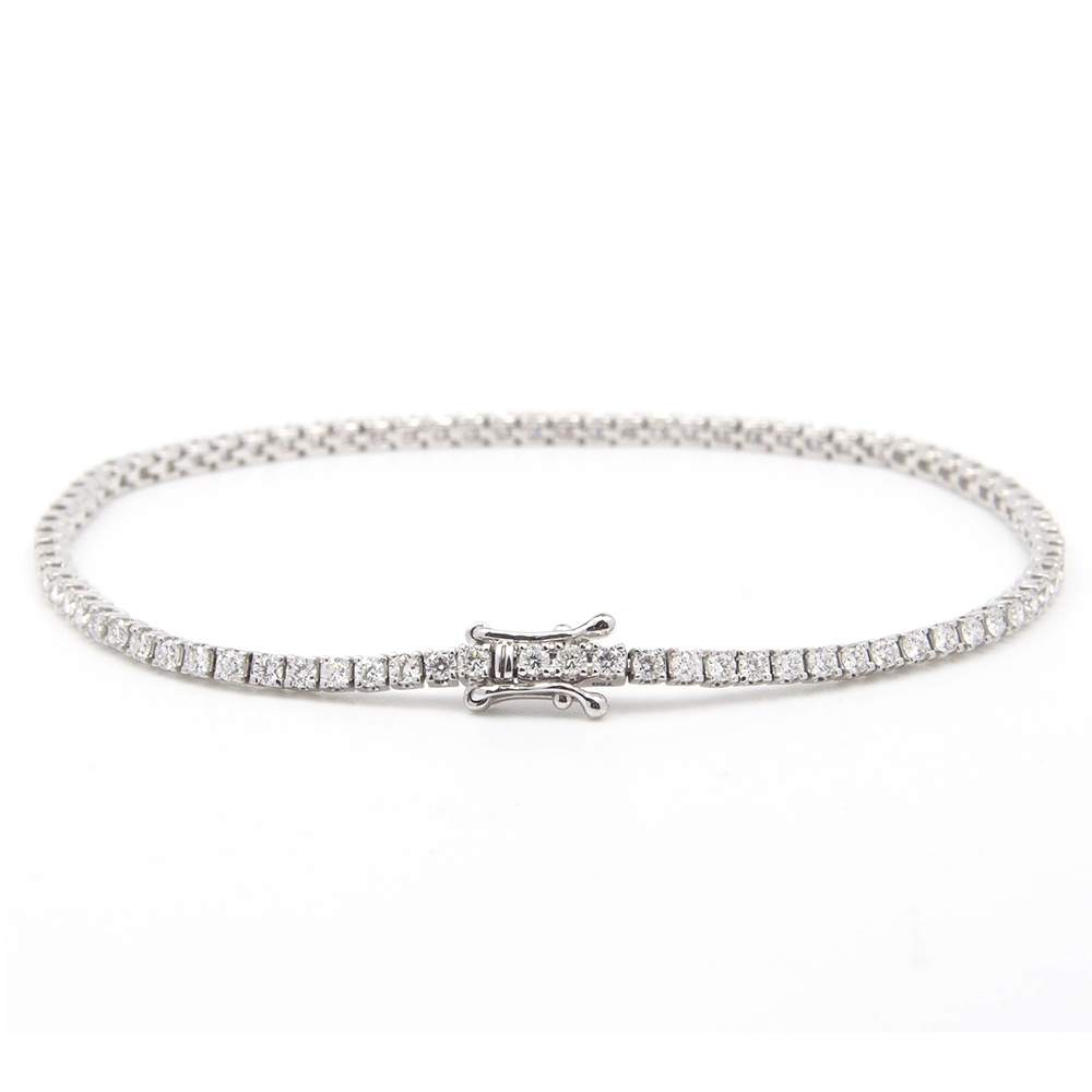 Diamond Tennis Bracelet - White Gold