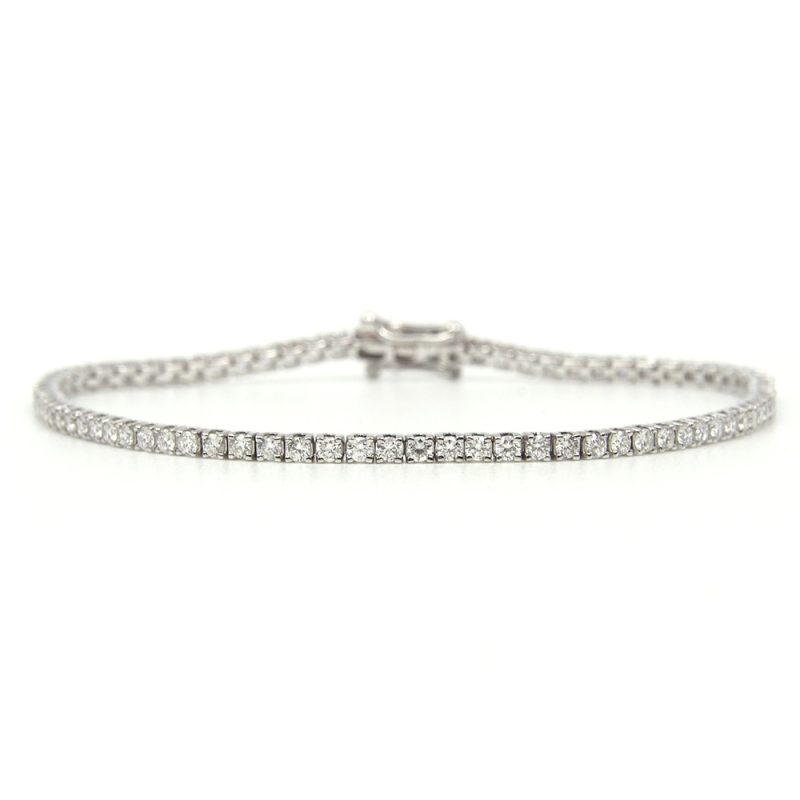 Diamond Tennis Bracelet - White Gold
