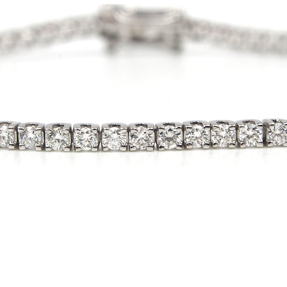 Diamond Tennis Bracelet - White Gold