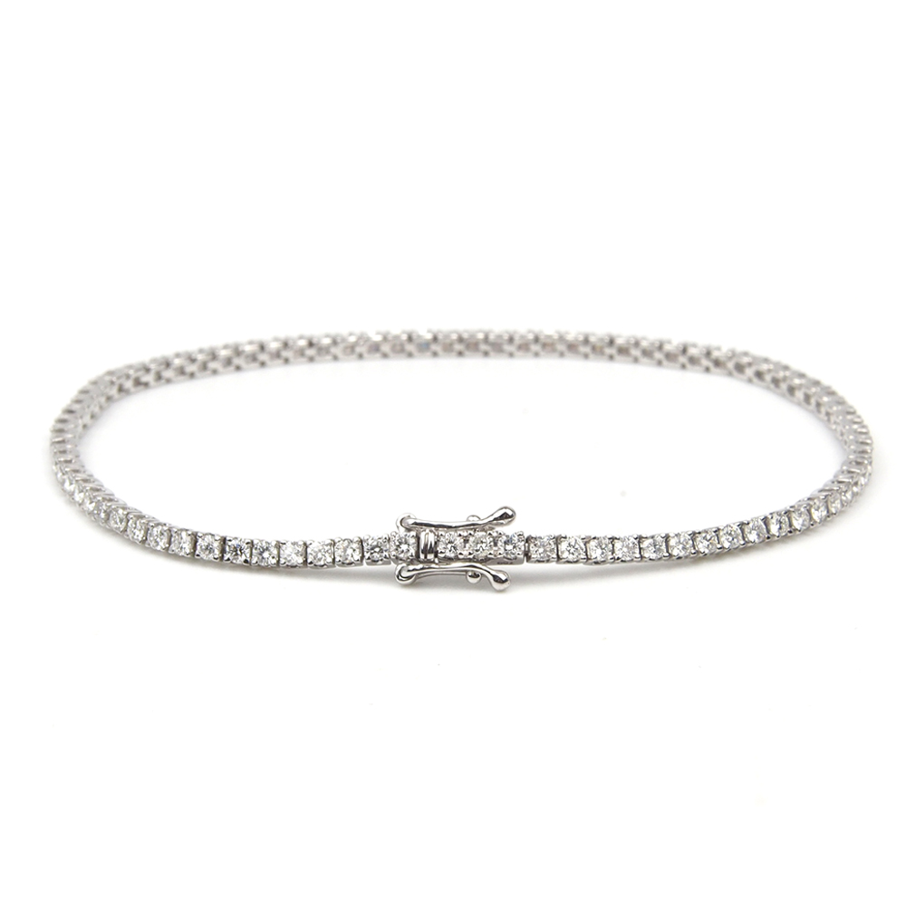 Diamond Tennis Bracelet - White Gold