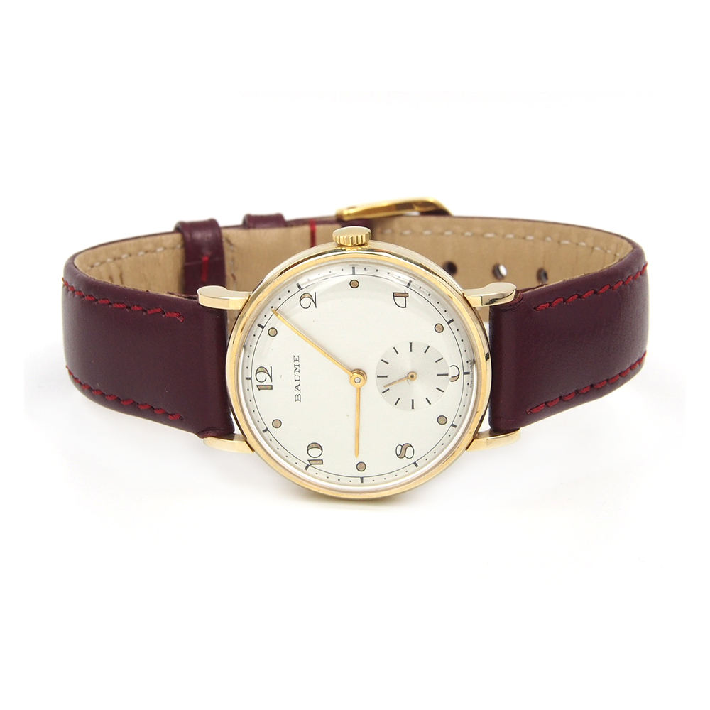 Baume 9ct Gold Wrist Watch