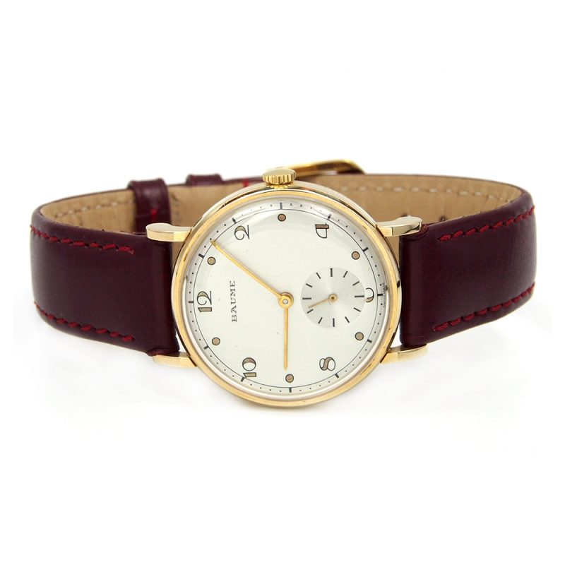 Baume 9ct Gold Wrist Watch