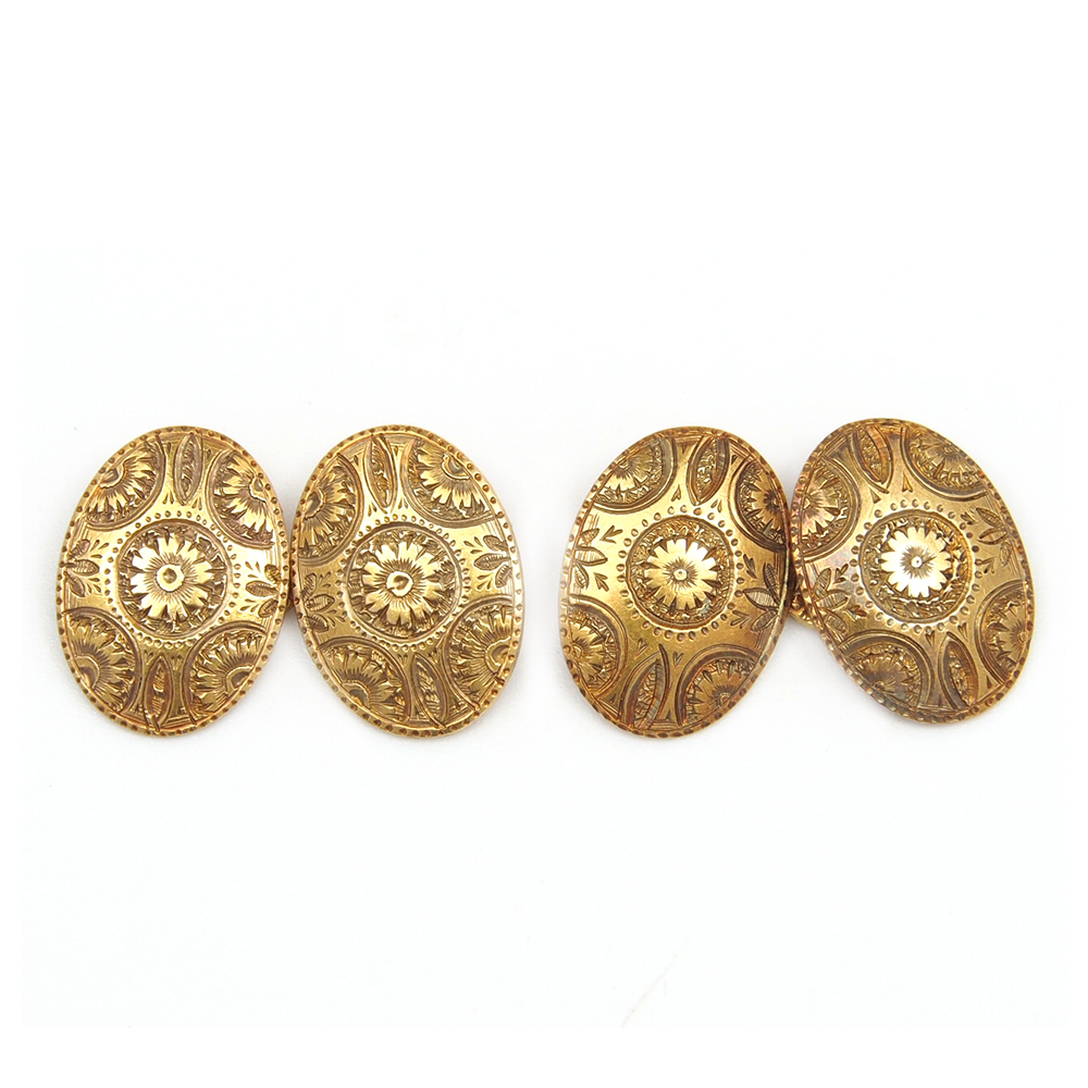 Cufflinks - Antique 18ct Gold