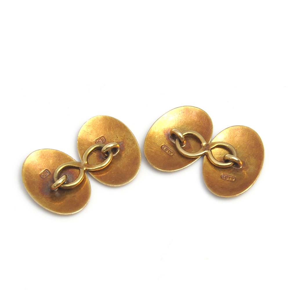 Cufflinks - Antique 18ct Gold