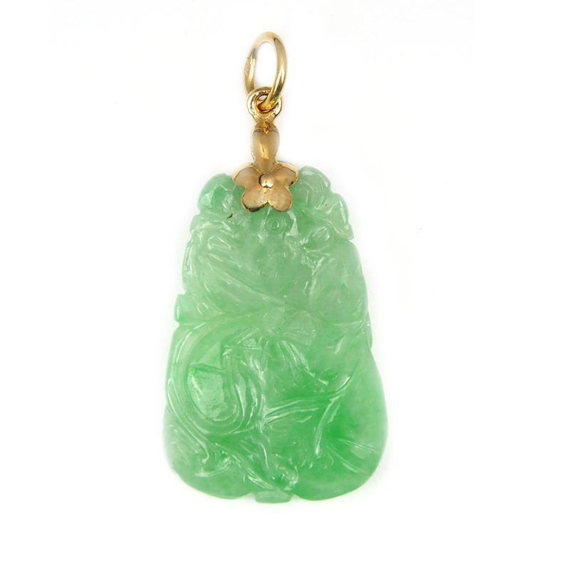 Jade Pendant - 18ct Gold