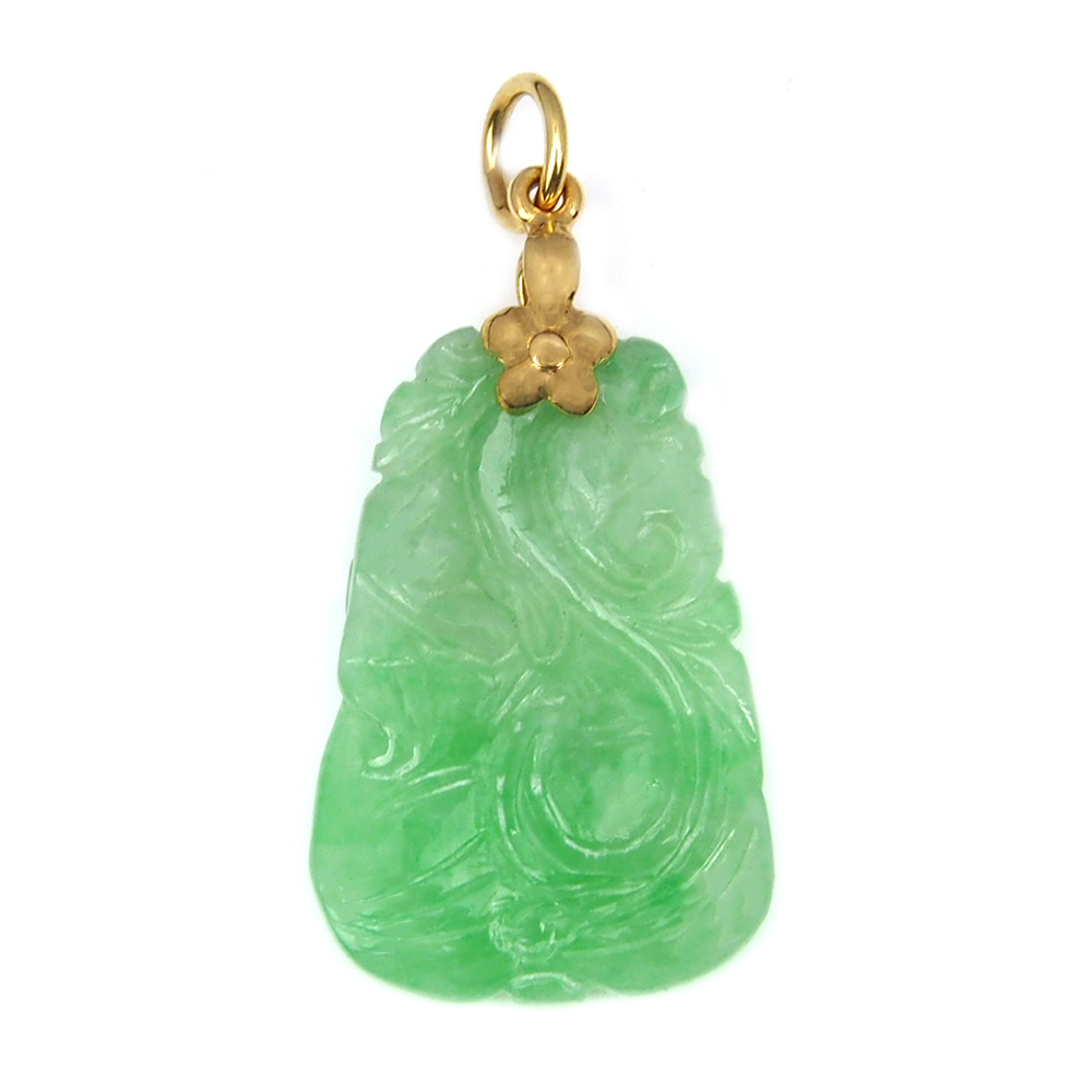 Jade Pendant - 18ct Gold