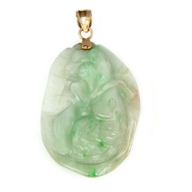 Jade Pendant - 14ct Gold