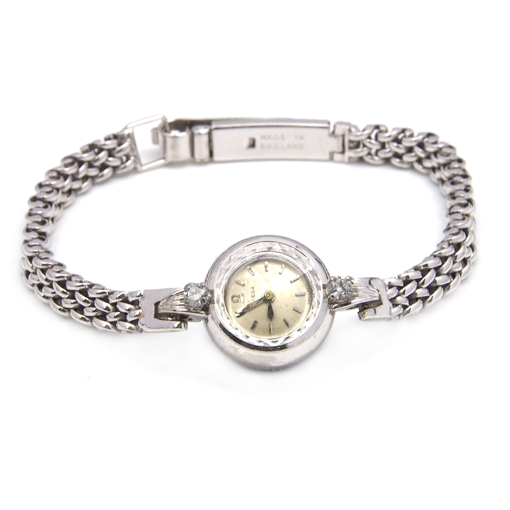 Ladies Omega Diamond Wrist Watch