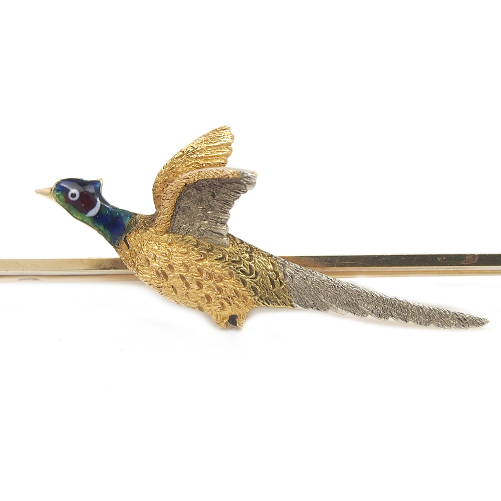 Pheasant Brooch