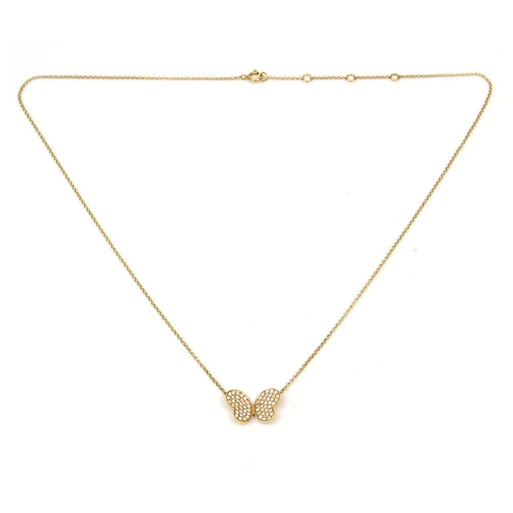 Diamond Butterfly Earrings