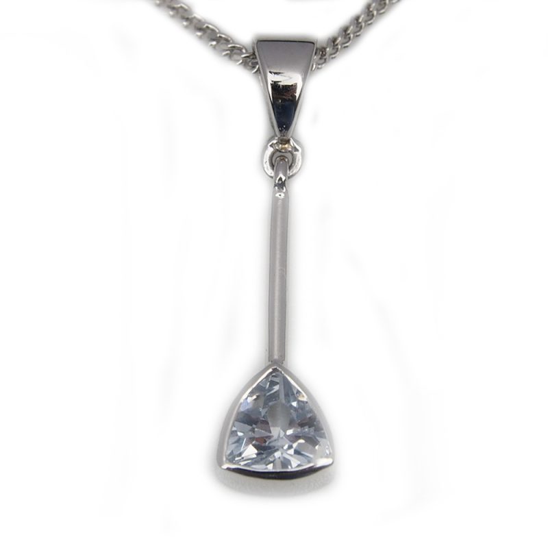 Aquamarine Drop Pendant