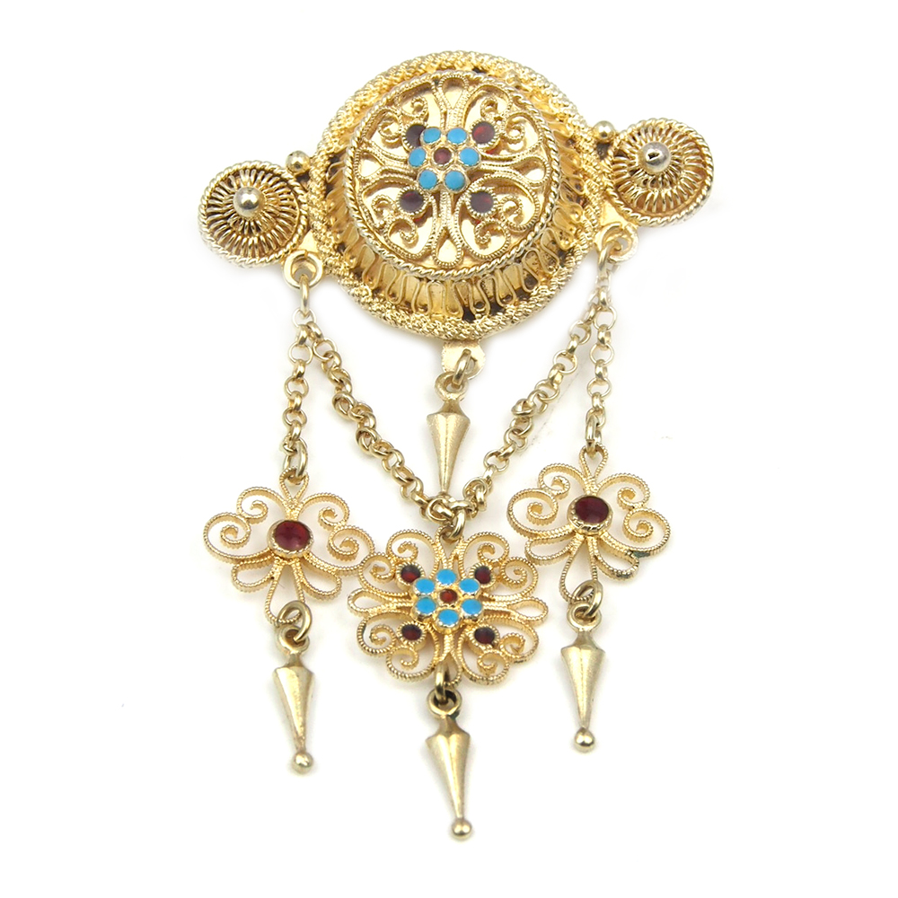 Norwegian Silver Brooch - By Marius Hammer