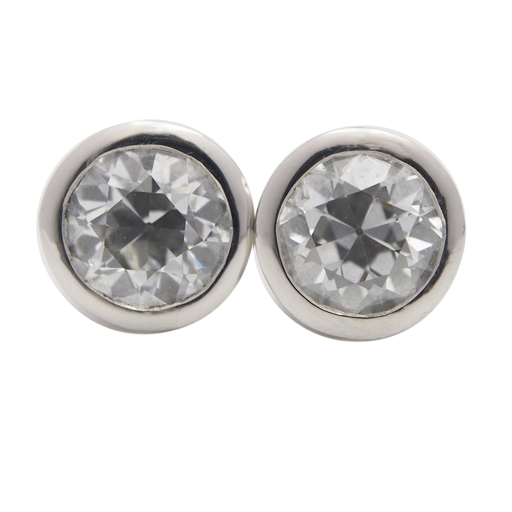 Diamond Earrings - Certified 1.47ct